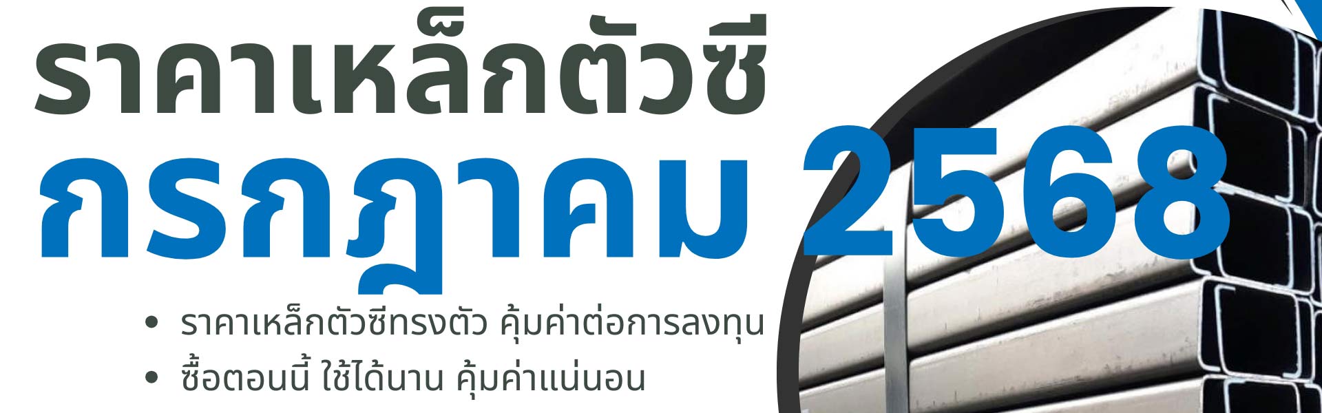 ราคาเหล็กตัวซี