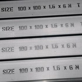 เหล็กกล่อง GI 4" x 4" (100 x 100)