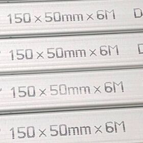 เหล็กกล่อง GI 6" x 2" (150 x 50)